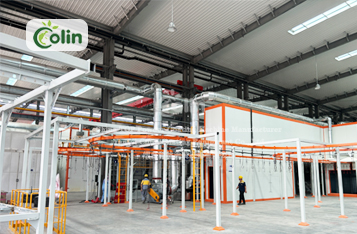 Automotive parts Powder coating line