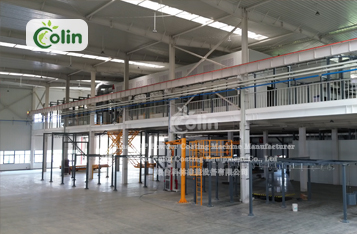 Another new large-scale powder coating line has been built and put into operation