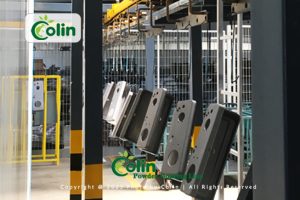 automatic powder coating line for heating radiator