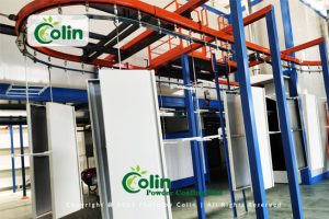 brake pads powder coating line