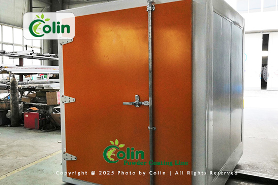 electric infrared powder coating oven