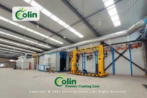 electrostatic automatic powder coating line