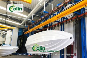 full automatic powder coating line.