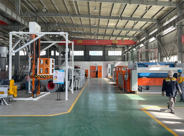 metal powder coating line