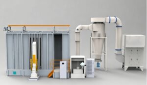Fast color-change booth boosts efficiency and powder reuse