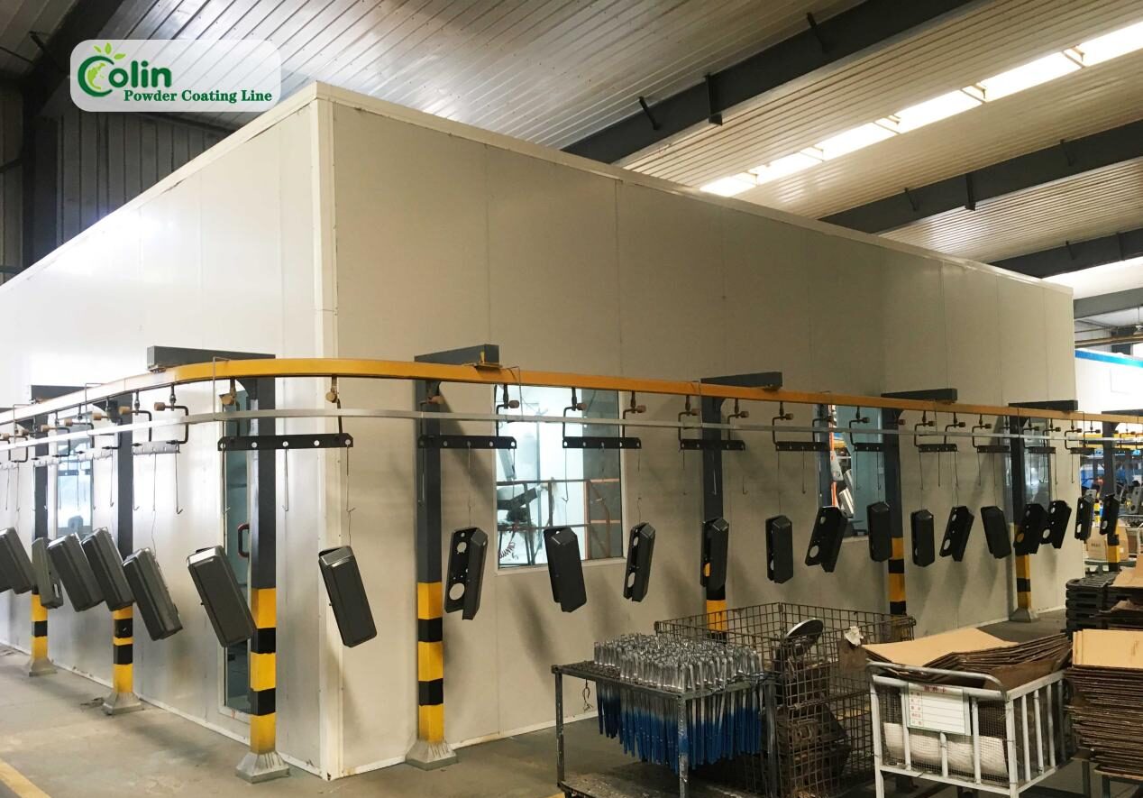 An automated powder coating line is now necessary for companies to remain competitive