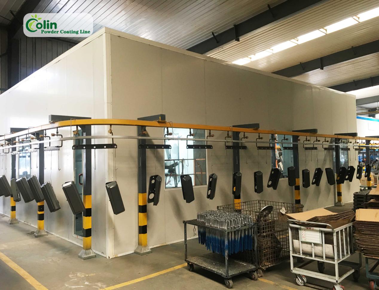 An automated powder coating line is now necessary for companies to remain competitive
