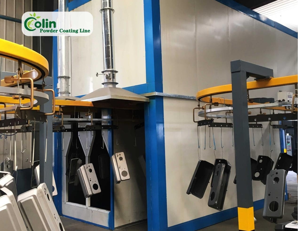 Designing a powder coating plant requires insight into the types of articles