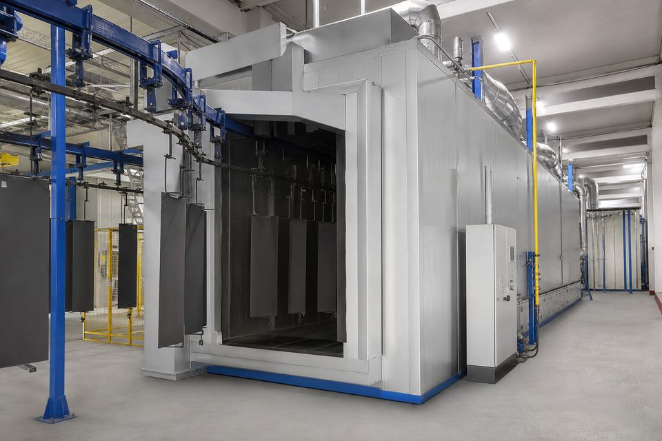 powder-curing-oven-conveyor